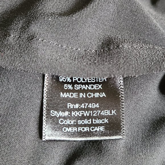 Norma Kamali Black Long Sleeve Dress - Picture 6 of 7